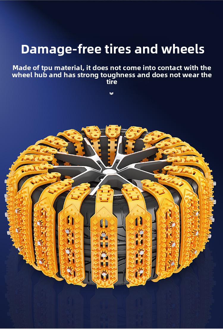 Cross-Border Product Tire Snow New Universal TPU Low-Temperature Suitable Car Anti-Slip Chains_autovado.com