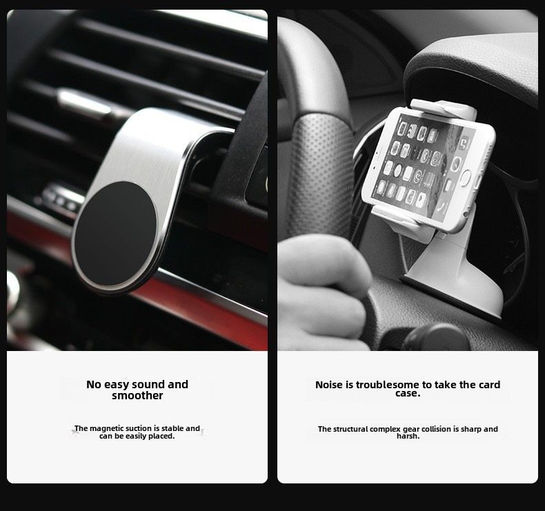 Cross-border hot selling magnet car phone holder car car air outlet L bracket holder factory wholesale_autovado.com