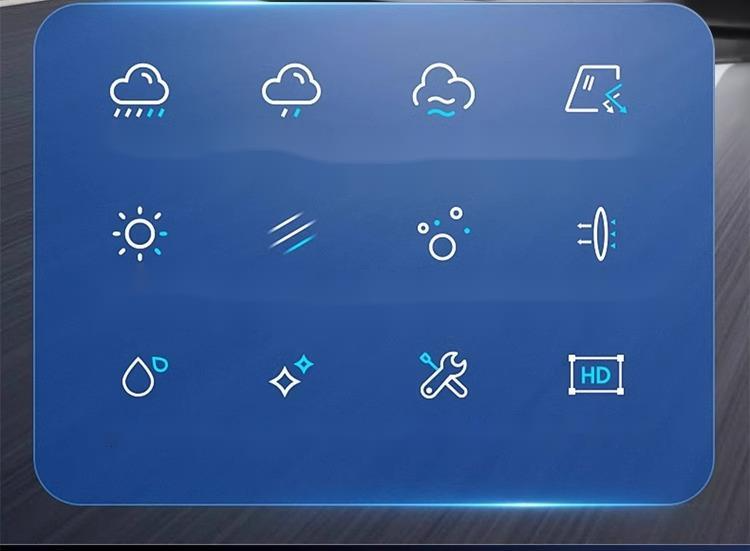 Car rearview fog anti reflective film, reverse mirror glass waterproof and defogging products_autovado.com