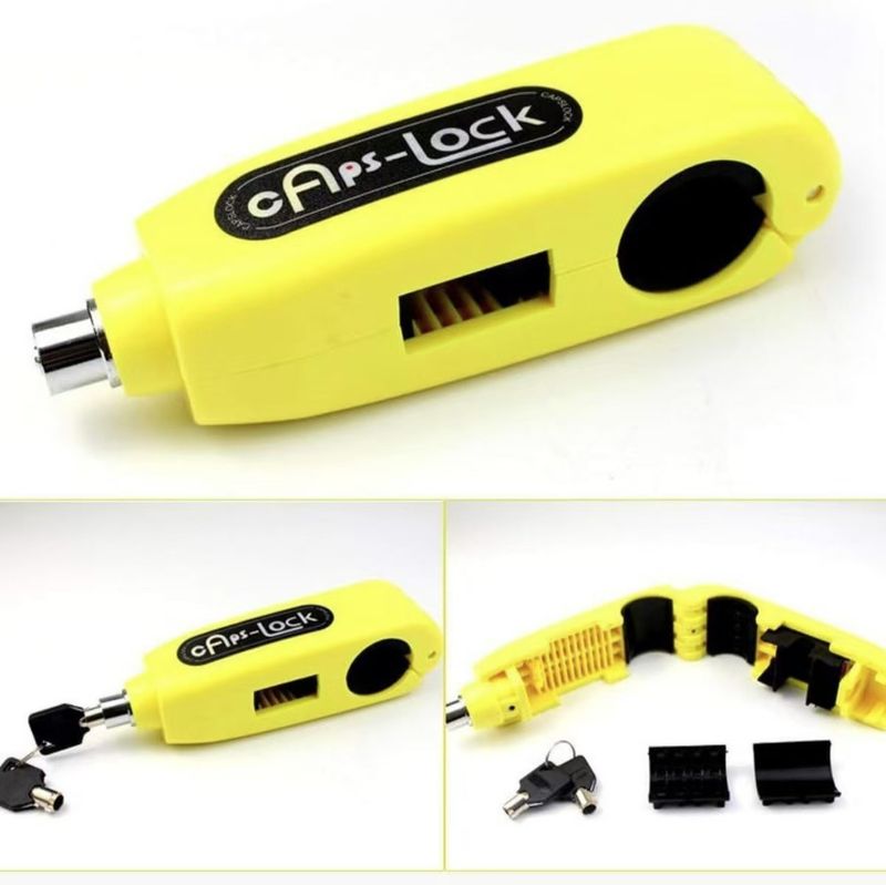 Throttle Handlebar Alarm Bicycle Universal Alloy Electric Brake Anti-theft Motorcycle Lock Mountain Bike_autovado.com