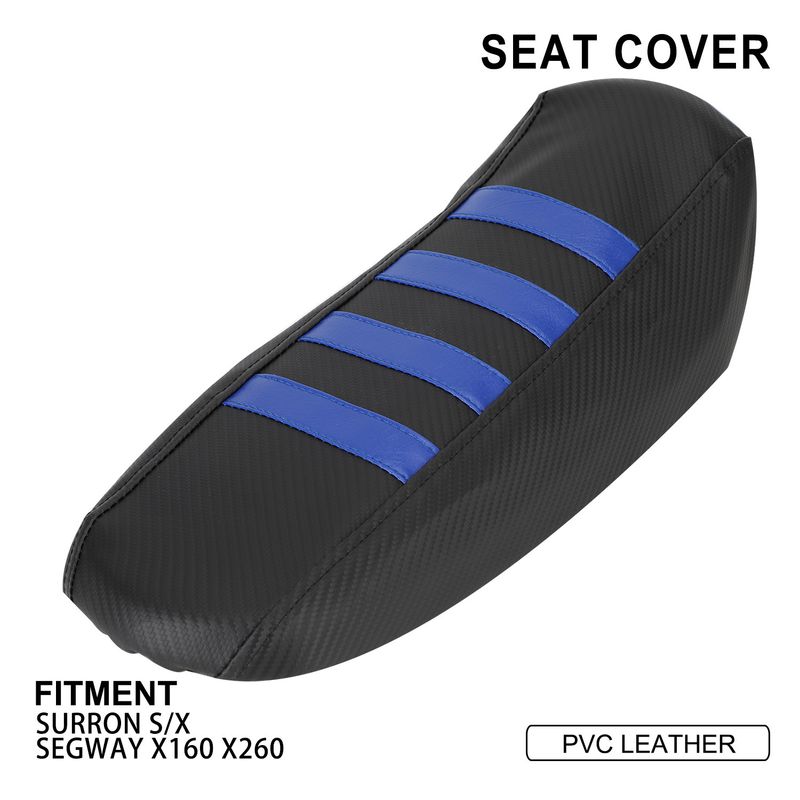 Motorcycle Seat Cover - Extra Wide & Thick Padding For X160/X260 Bikes - Non-Slip & Waterproof (Red/Blue/Black/Purple)_autovado.com