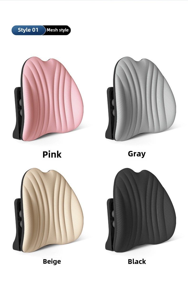 Car waist support waist support office cushion back cushion car cushion ergonomic design waist cushion waist pillow_autovado.com