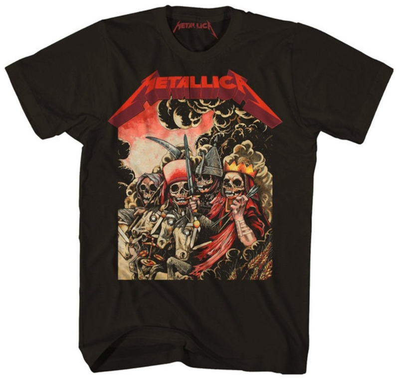 Man's clothing Retro casual rock punk band short-sleeved T-shirt_autovado.com