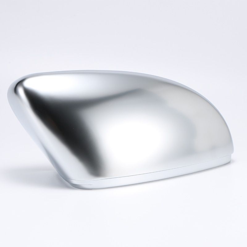 Pair Silver Matte Chrome Side Mirror Caps for VW Scirocco MK3 Passat B7 CC Beetle Jetta MK6 cover replace auto door wing_autovado.com