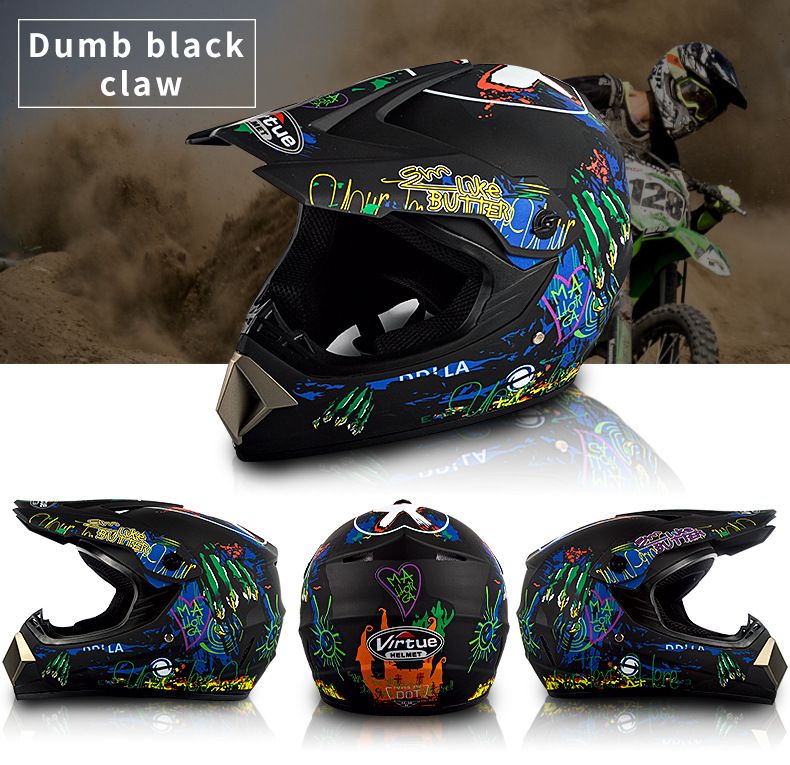 Electric beach Cross country helmet Mountain downhill cool full helmet kids teen kart helmet_autovado.com