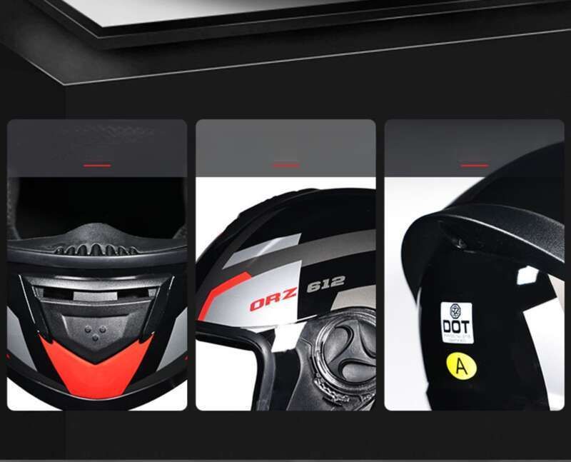 3C Certified National Standard Motorcycle Helmet, Full Helmet For Men Women, Winter Warmth And Safety, Seasons, Knight_autovado.com
