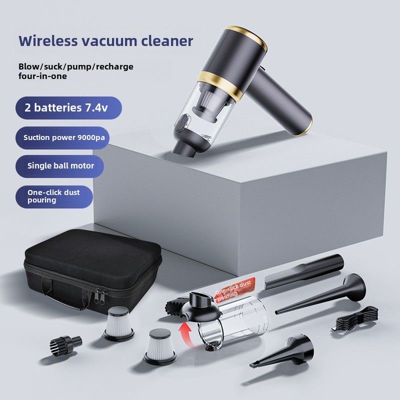Car vacuum cleaner suction and blowing integrated wireless large suction vacuum cleaner charging car household electric dust blower_autovado.com