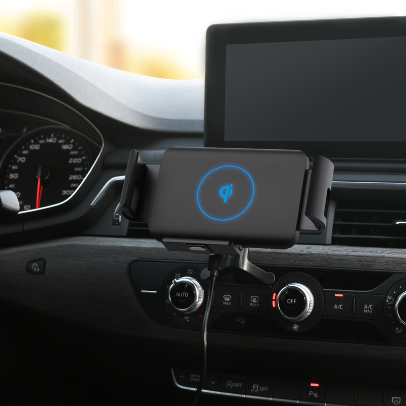 KC certified Samsung ZFold5 folding screen mobile phone car wireless charger holder suitable for Xiaomi_autovado.com