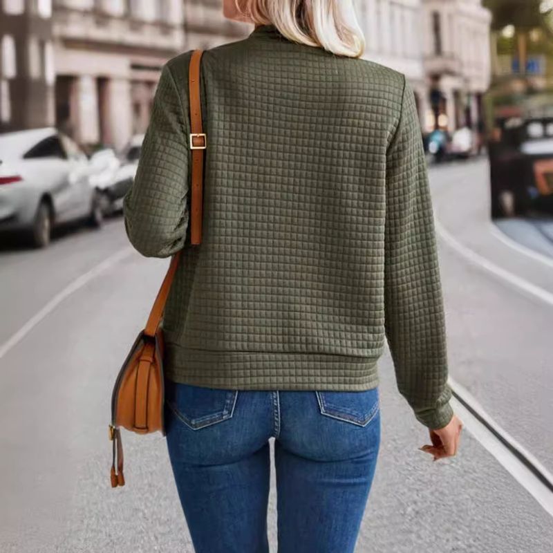 Women's Clothing New Fashion Long sleeved Small Style Tops and Jackets_autovado.com