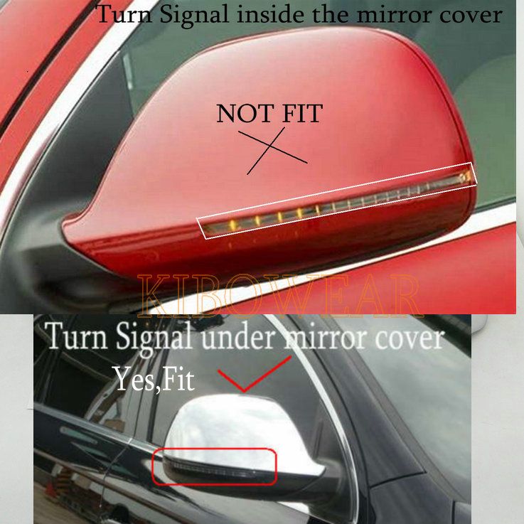Kibowear for Q5 SQ5 8R Q7 4L Dynamic Blinker LED Turn Signal Side Mirror Lights indicator 2010 2011 2012 2013 2016_autovado.com