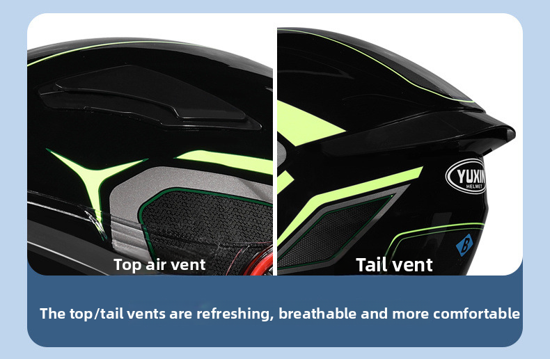 New National Standard Electric Vehicle Women's Four Season Universal Winter Anti Fog And Warm Half Helmet, Men's Double_autovado.com