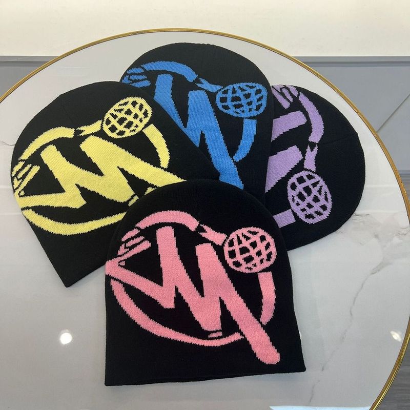 Hot Sale Personalized Pattern Knitting Hip Hop Hat Men Women Beanie Bonnet Gothic Wool Acrylic Winter Warm Skullies Y2k Ins Cold_autovado.com