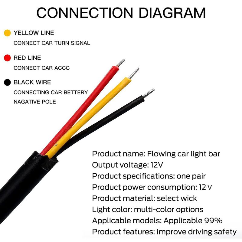 Car Headlight Start Scan Ultra-thin Guide Strip New LED Flowing Turn Signal Tear Eye Universal Daytime Running Light_autovado.com