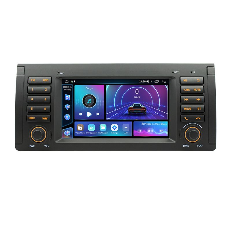 7" Android Car Stereo For BMW E39 (2002-2008) - Wireless CarPlay, HD Touchscreen & Reverse Camera_autovado.com