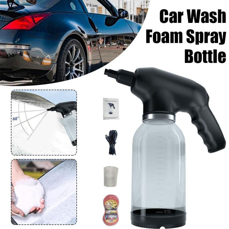 Car Spray Bottle Household Water Gun High Pressure Spraying Washing Liquid Special Tool Pa Foam Wiping Car God_autovado.com