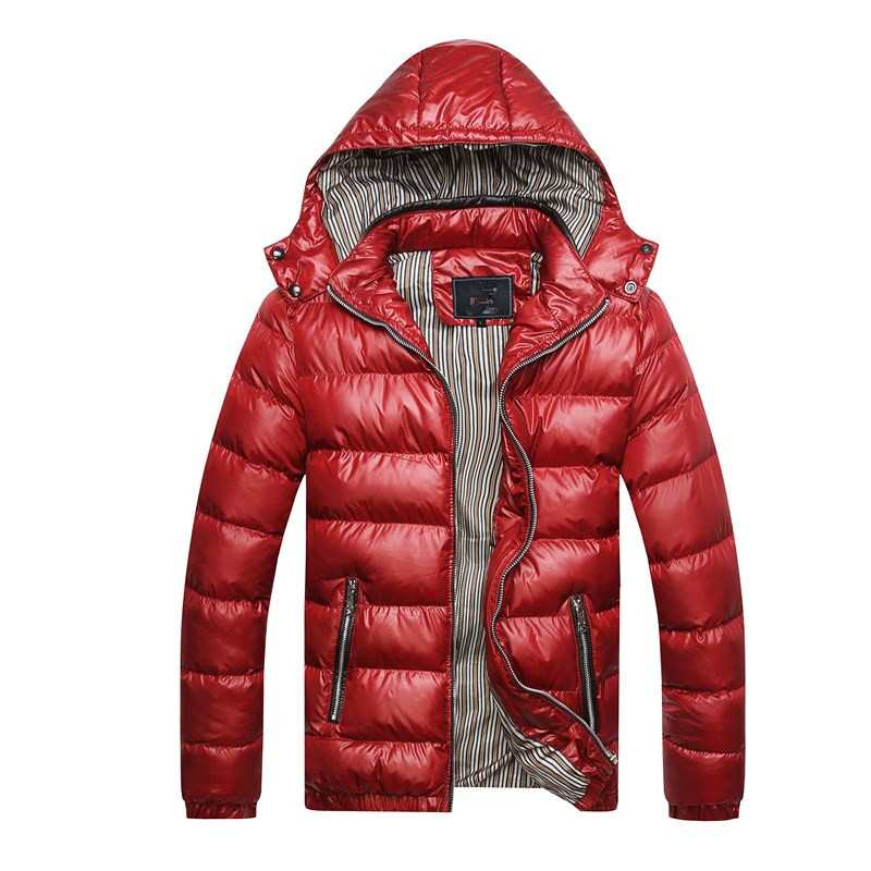 Men's autumn and winter cotton-padded jacket men stand collar men slim warm men cotton-padded jacket jacket_autovado.com