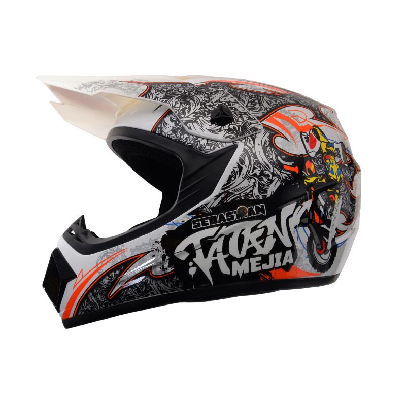 New Flower Mountain Bike Cross Country Helmet ATV Helmet Speed Down Tot Teen Kart_autovado.com