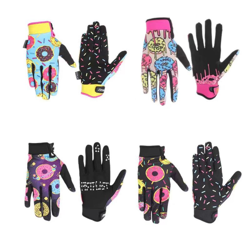 Fistplasma Sports Gloves, Four Season Donuts, Men's Women's Touch Screen, Skiing, Driving, Cycling, And Outdoor Driving_autovado.com