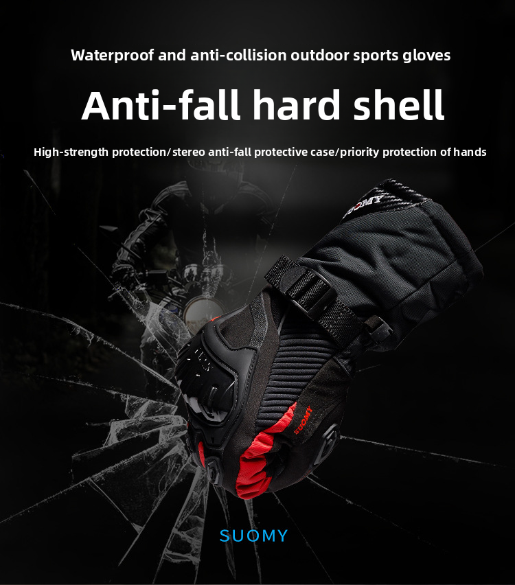 Winter Motorcycle Waterproof Warm All-Season Riding Motorbike Rider Anti-Fall Off-Road Thickened Long Gloves For Men_autovado.com
