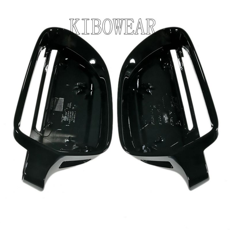 Black Side Mirror Covers Cap for Audi A6 C6 4F A4 A5 B8 8K Q3 SQ3 A8 D3 S4 S5 S6 S8 door wing 2008 2009 2012 2015 A3 8P_autovado.com
