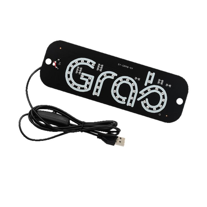 Roof GRAB Taxi TAXI Car USB License Plate Indicator Didi Light_autovado.com