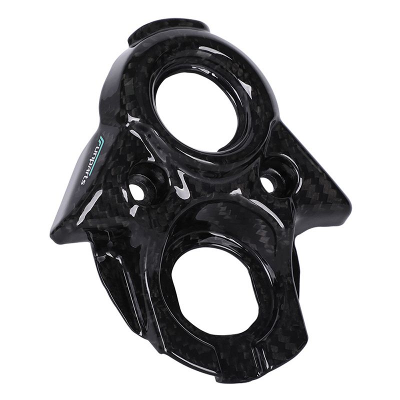 Carbon Fiber Center Console Cover For Electric Off-Road Motorcycle – Lightweight & Stylish Upgrade (Black)_autovado.com