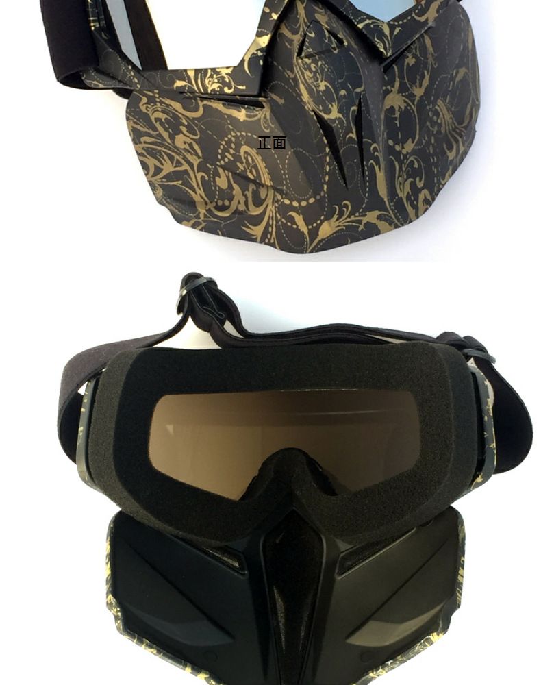 Face Shield Off-Road Motorcycle Racing Outdoor Riding Glasses Ski Goggles_autovado.com