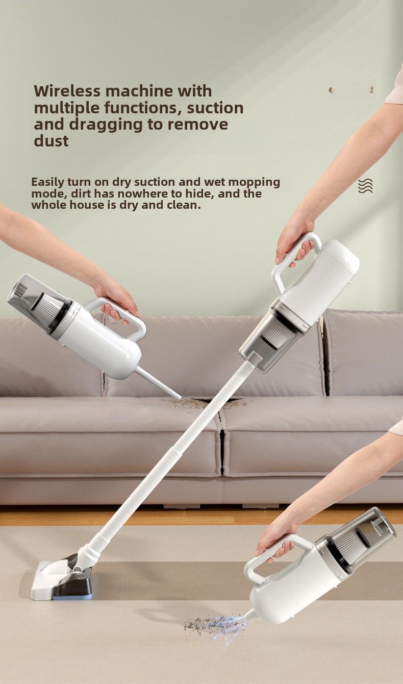 Car vacuum cleaner wireless Super household mopping device with water tank car hand-held large suction dust blower_autovado.com