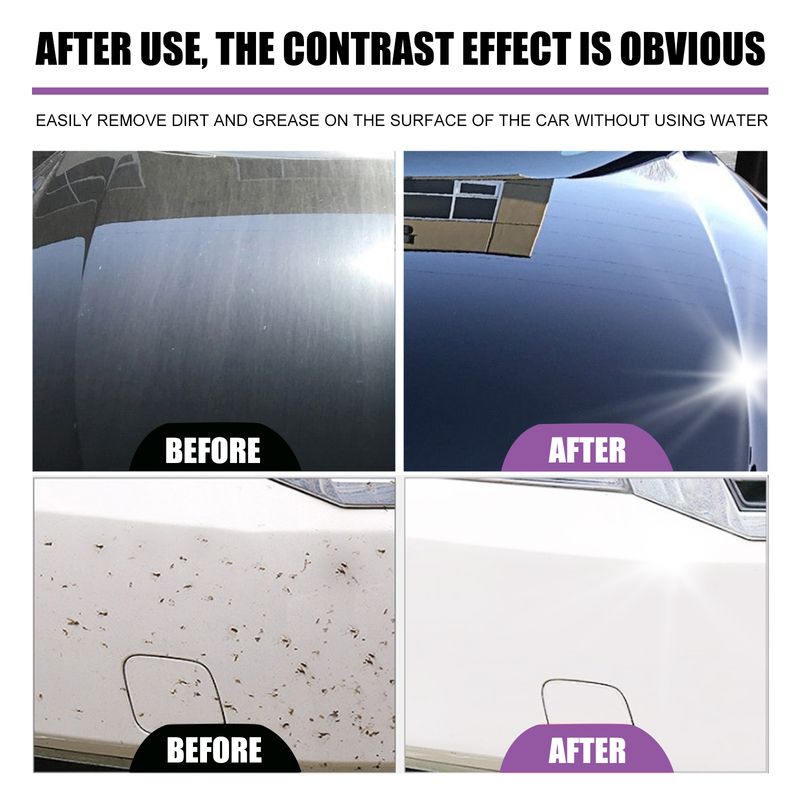 Rayhong 3 In 1 High Protection Quick Car Coating Spray, Diy Paint Change Color Cleaning Coating Spray_autovado.com