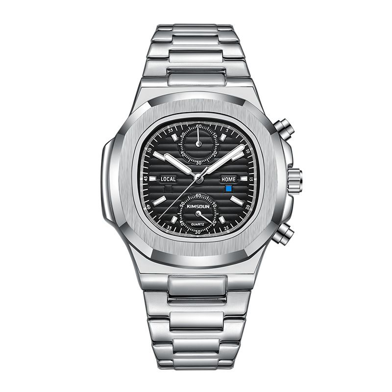 New Golden Seton Brand Nautilus Watch Men's Watch Waterproof Multifunctional Quartz Watch Business Men's Watch_autovado.com