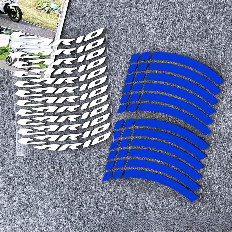 Suitable For Honda VARIO Motorcycle 14inch Wheel Rim Reflective Waterproof Personalized Creative Colorful Tire Warning_autovado.com