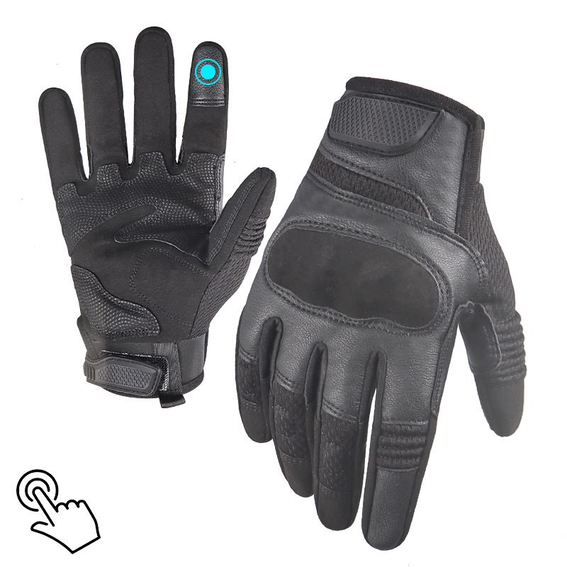 Outdoor sports tactical gloves Riding hard shell all refers to mountain protection special training Combat CS motorcycle gloves equipment_autovado.com