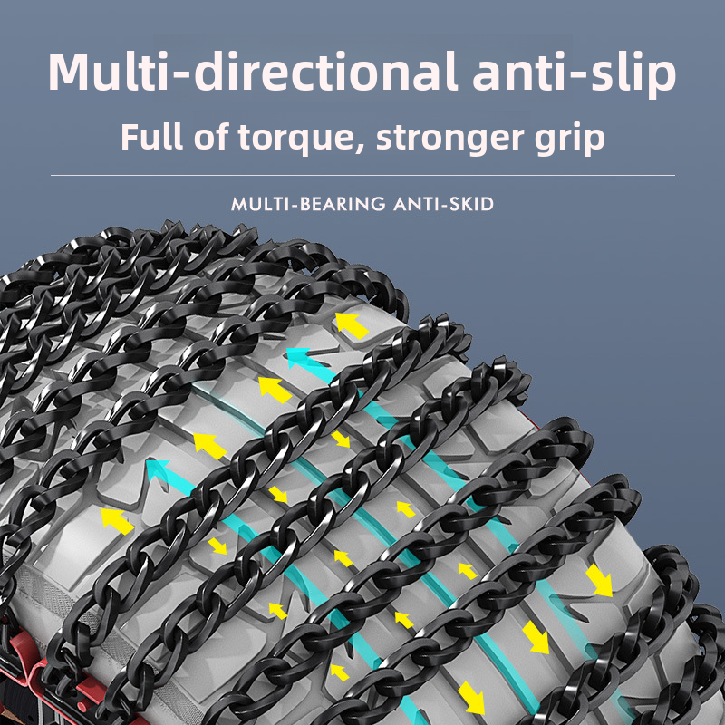 Premium New Cross-Border SUV Off-Road Sedan Universal Car Tire Anti-Slip Chains Factory_autovado.com