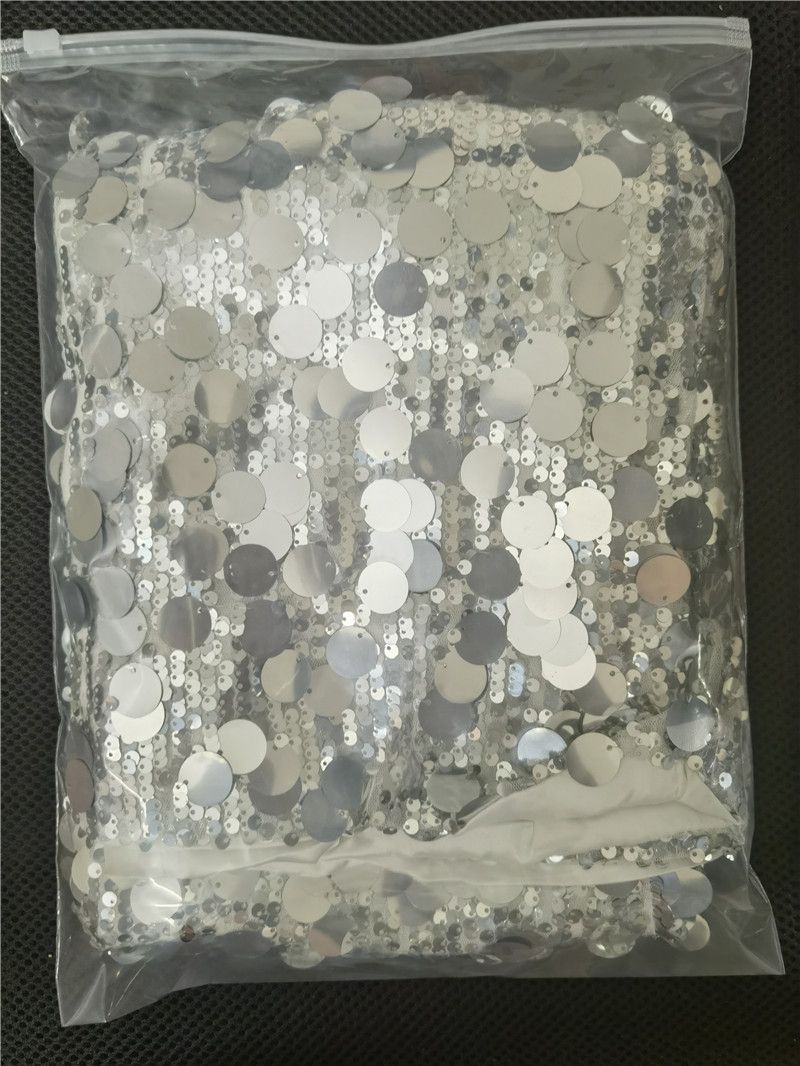 Women's Clothing sequin dress round neck fashion party high street hot girl short skirt_autovado.com