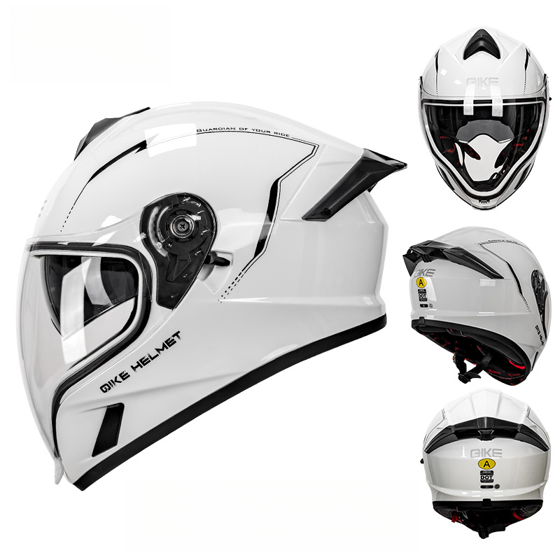 Cycling With Dual Lenses Men Women, Large Tail Wing, 3C Motorcycle Riding, Cool And Personalized Safety Full Helmet For_autovado.com