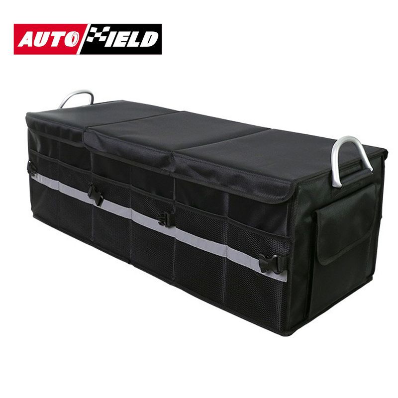 Large capacity trunk storage box portable folding car storage box Oxford cloth car trunk storage box_autovado.com