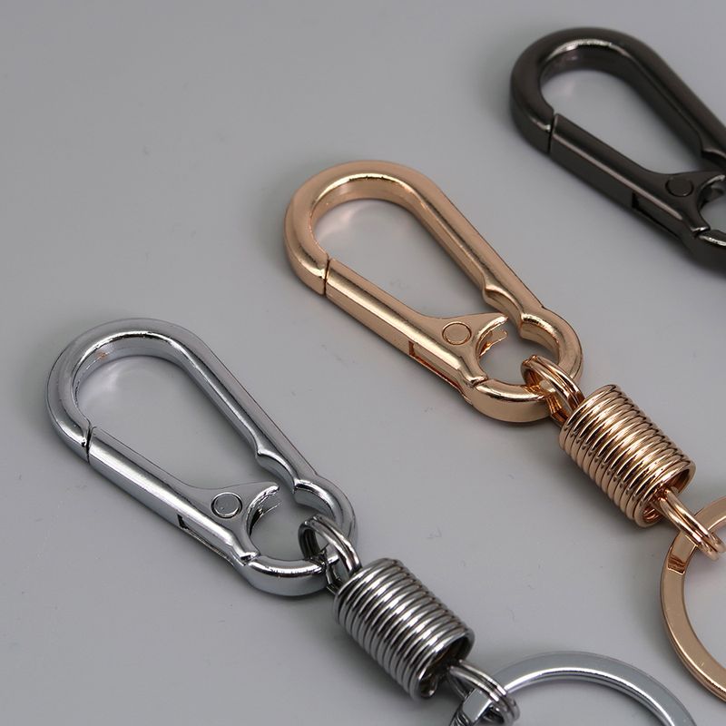 Key Chain Accessories Ring Car Motorcycle Key Spring Mountain Buckle For Men Waist Hanging_autovado.com