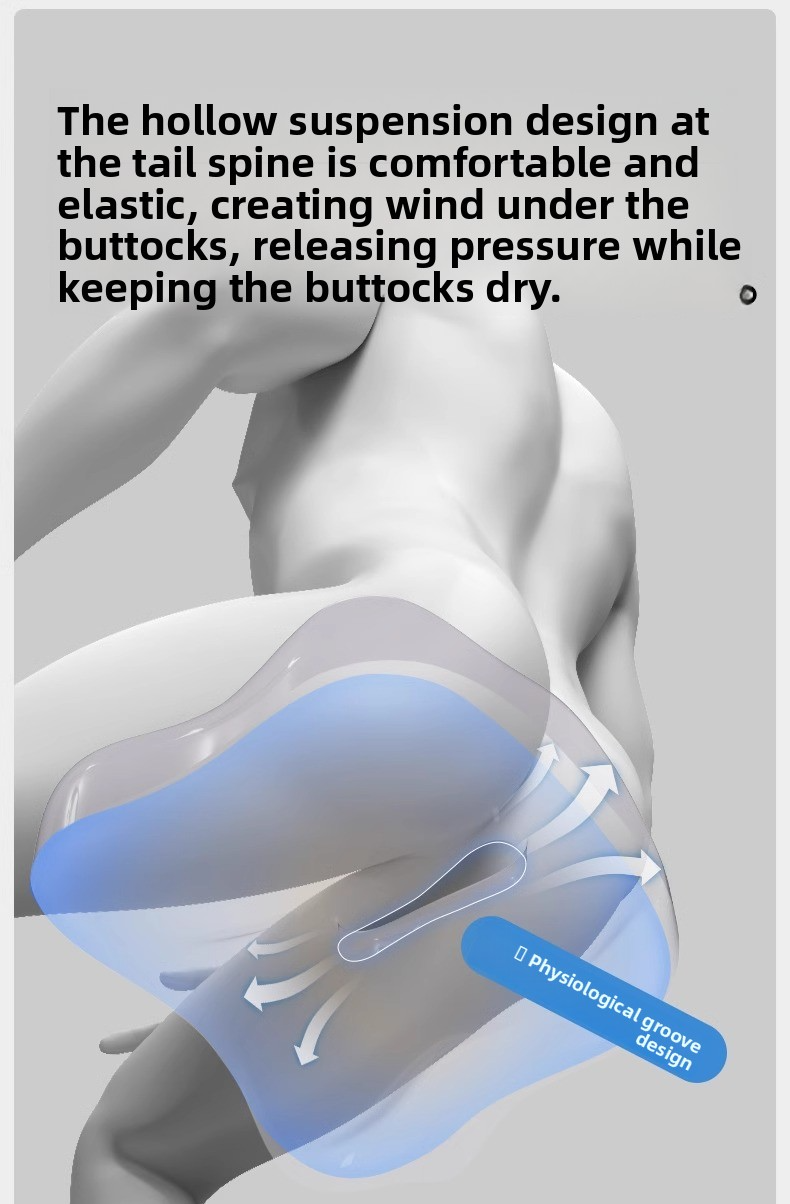 Car Soft Memory Foam Automobile Support Hollow Seat Cushion Slow Pressure Breathable Anti Slip Hip Pad_autovado.com