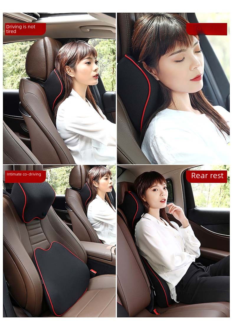 Manufacturers first-hand supply car headrest pillow neck pillow car memory cotton cervical pillow interior supplies wholesale_autovado.com