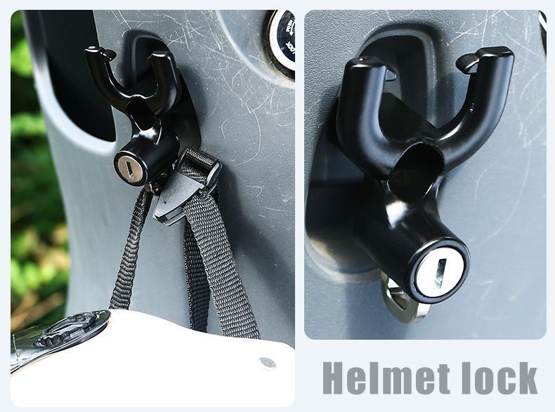 Front Multi-Function Universal Hanging Electric Scooter Storage Helmet Multi-Purpose Hook Lock_autovado.com