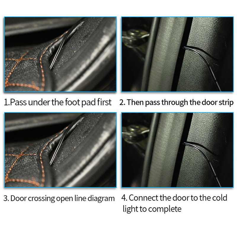 Car Ambient Light Decorative Eye-catching DIY Car Interior LED Wiring Neon Light Strip for Bike_autovado.com