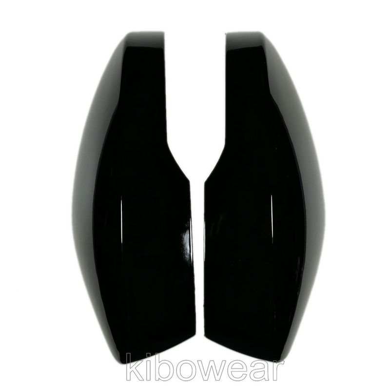 Black Side Wing Mirror Caps Cover for VW Nivus T-cross 2020 2021 2022 T-roc Troc Replace for Skoda Octavia III 2014 2019_autovado.com