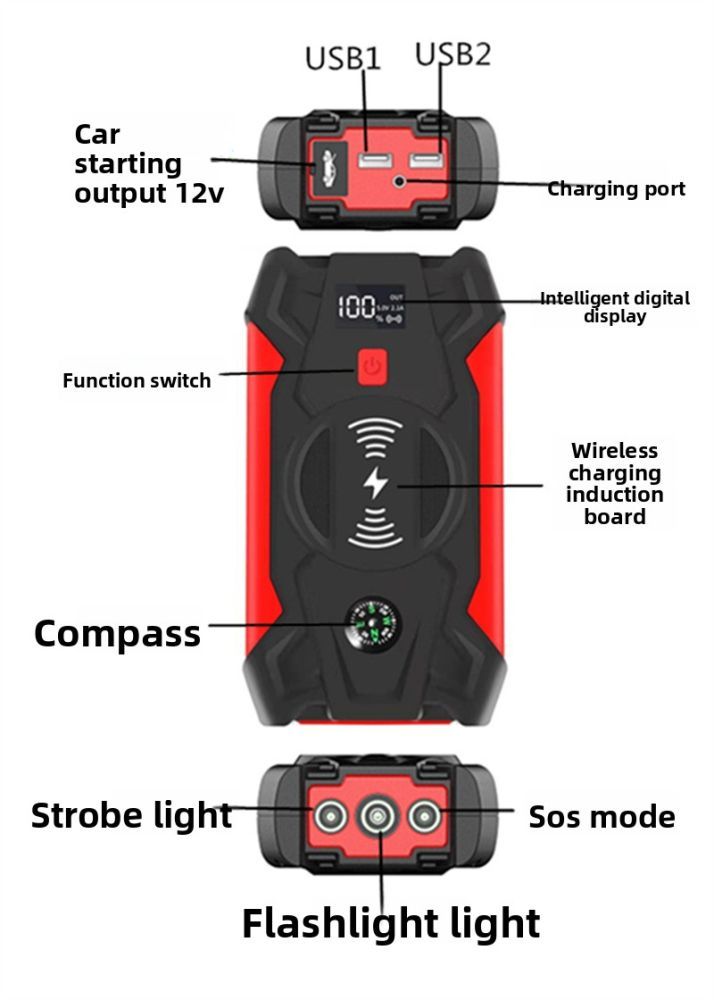 99800mAh Emergency Jumper With Pump Jump Power Bank Car Starter_autovado.com