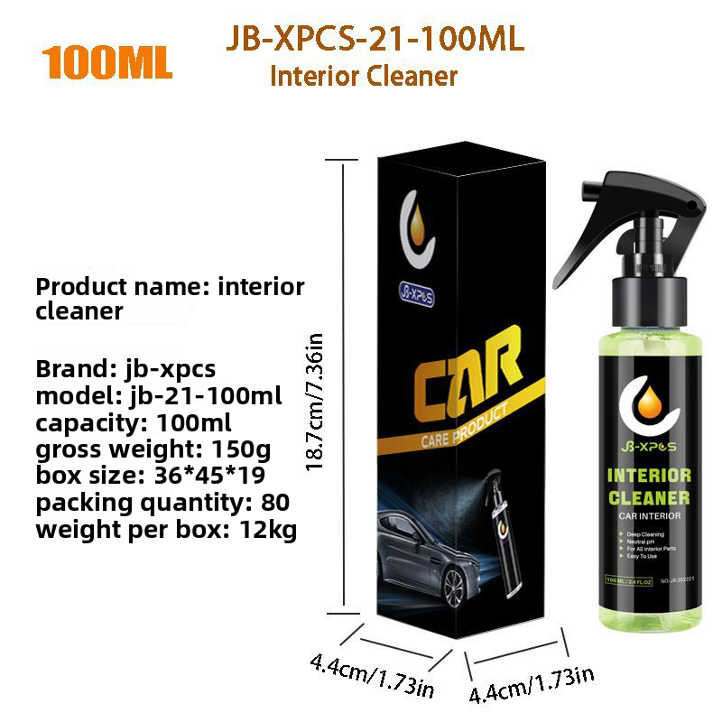 JB-XPCS-21 Cleaner Car Interior Cleaning Care Spray Stain Remover King_autovado.com