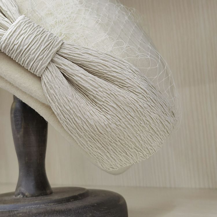 Hot Sale French Beret for Women Winter Veil Netting Bow Fascinator Hats Ladies Wedding Party Church Fedora Hat_autovado.com