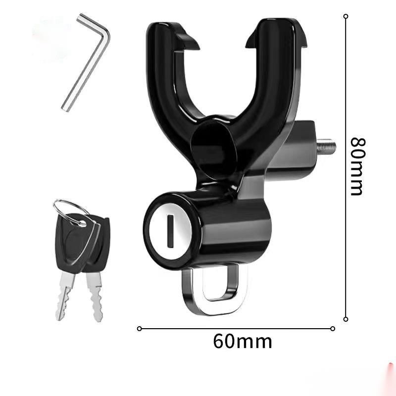 Front Multi-Function Universal Hanging Electric Scooter Storage Helmet Multi-Purpose Hook Lock_autovado.com