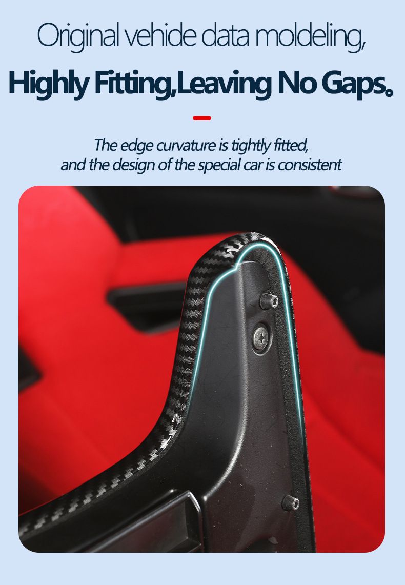 New Model Handbrake Eleventh Generation Civic Armrest Box Panel Carbon Fiber Central Decoration Center Console Gear_autovado.com