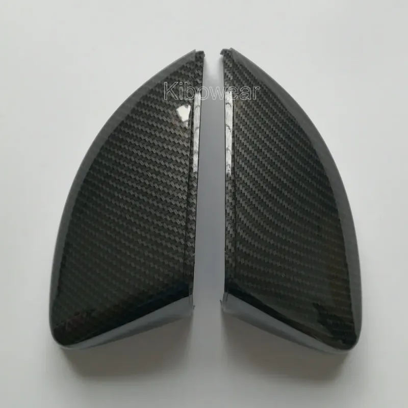 Pair for Auto A3 S3 8V Side Wing Mirror Covers Caps (Carbon Look) Replace 2015 2016 2017 2018 2013 2014 2019_autovado.com