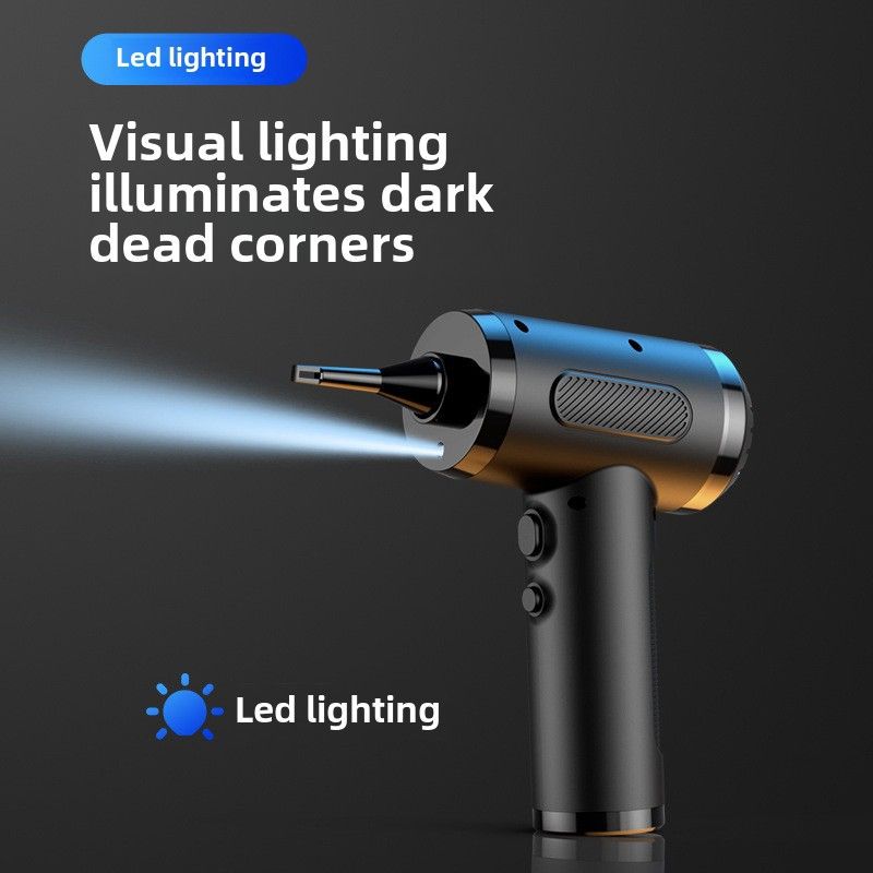 New car dust blower blowing and suction integrated handheld high power 50000RPM household car wireless vacuum cleaner_autovado.com