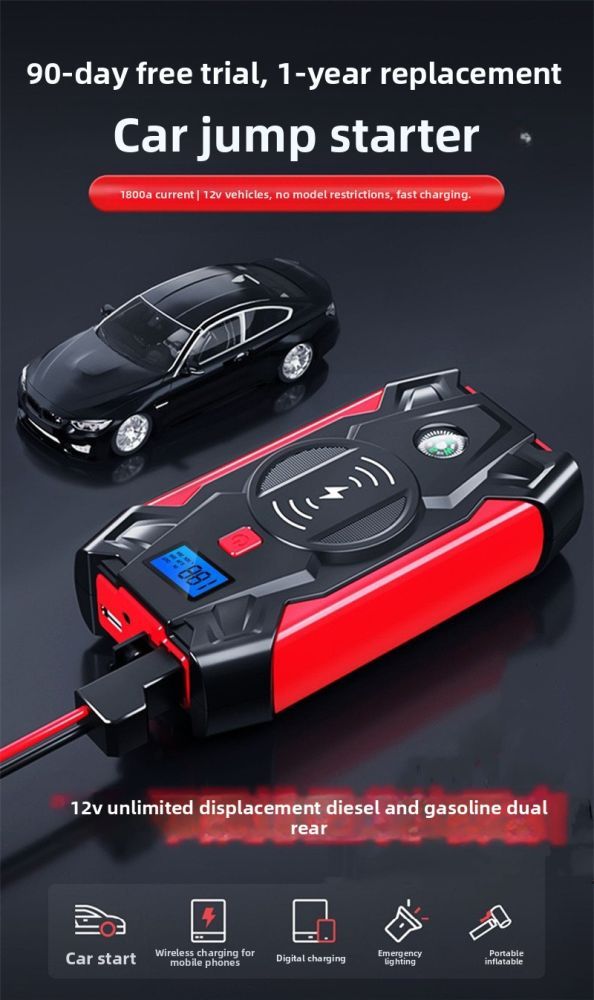 99800mAh Emergency Jumper With Pump Jump Power Bank Car Starter_autovado.com